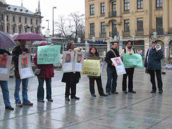 Spontankundgebung am 30.03.2006 in M�nchen