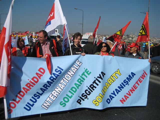 Taksim-Demonstration am 1. Mai 2010