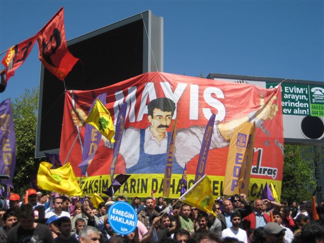 Taksim-Demonstration am 1. Mai 2010