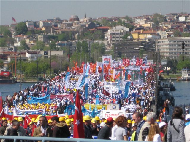 Taksim-Demonstration am 1. Mai 2010