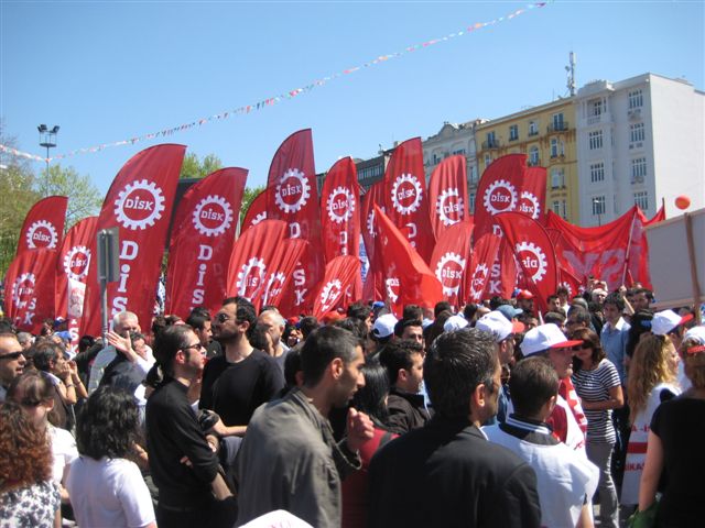 Taksim-Demonstration am 1. Mai 2010
