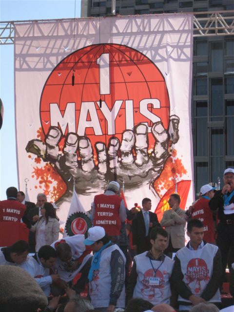 Taksim-Demonstration am 1. Mai 2010