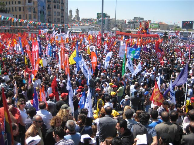 Taksim-Demonstration am 1. Mai 2010