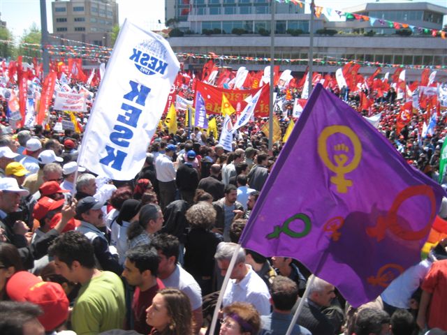 Taksim-Demonstration am 1. Mai 2010